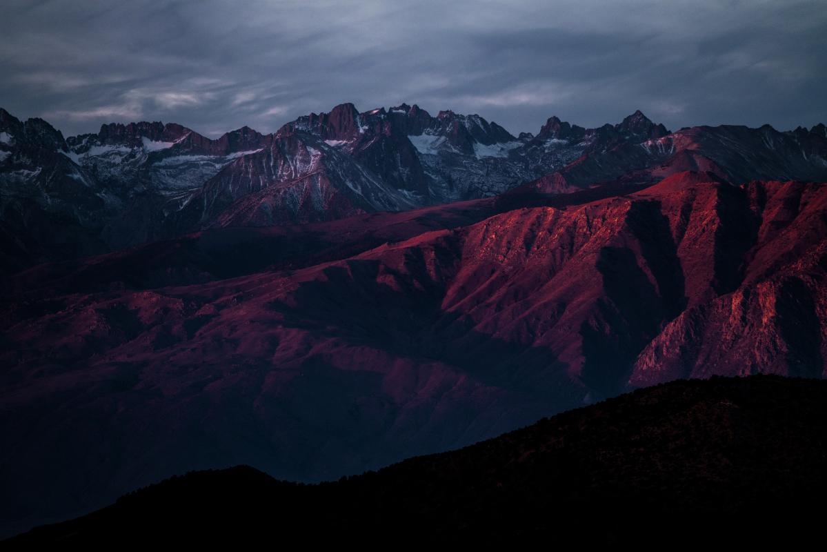 red canyon mountain top