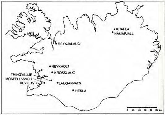 Map of Iceland