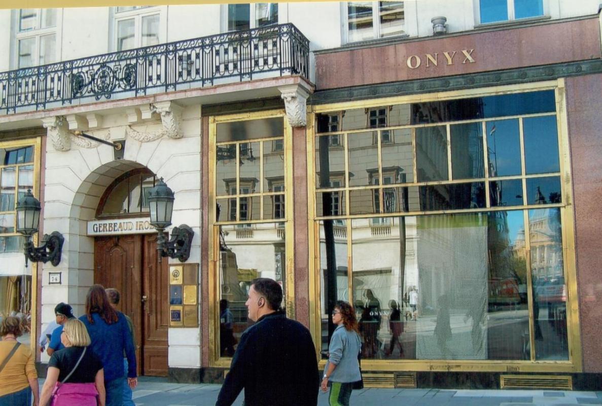 The Onyx restaurant in downtown Budapest.