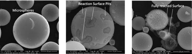Silica-Based Microspheres in High Alkaline Solution
