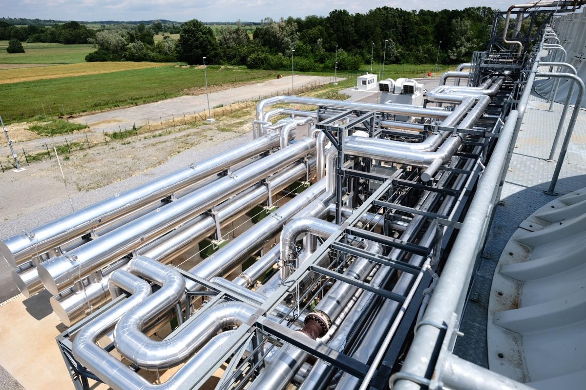 Velika Ciglena geothermal power plant in Bjelovar, Croatia. Photo credit: Joseph Bonafin