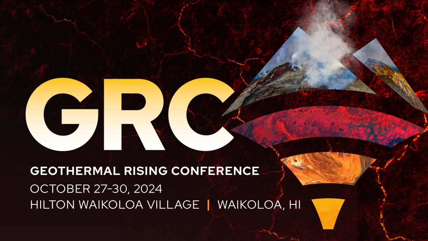 Geothermal Rising Conference 2024 logo graphic