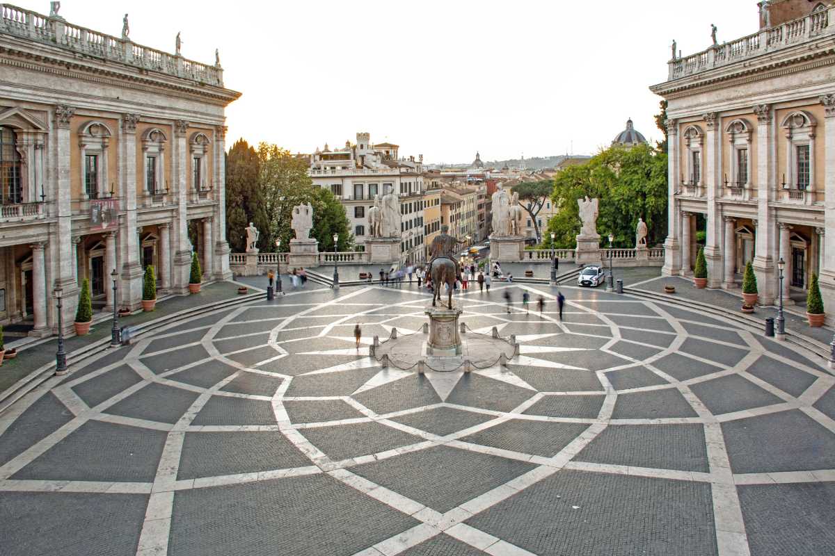 Stock photo of Rome, Italy - Piazza del Campidoglio