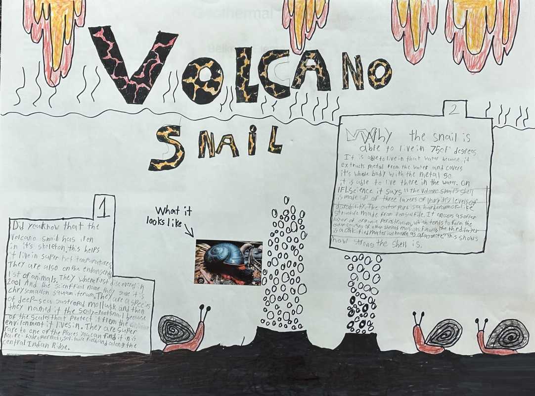 2024-2025 school year poster winner. Photo Credit: Belknap Elementary 6th graders