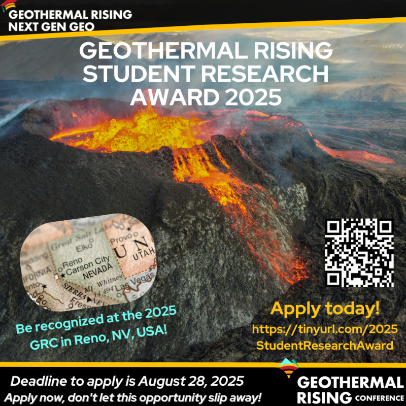 GR Student Research Award Flier