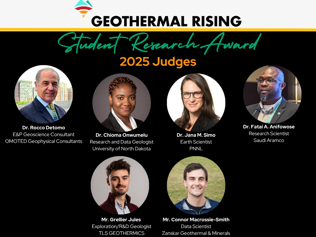 2025 GR Student Research Award Judges