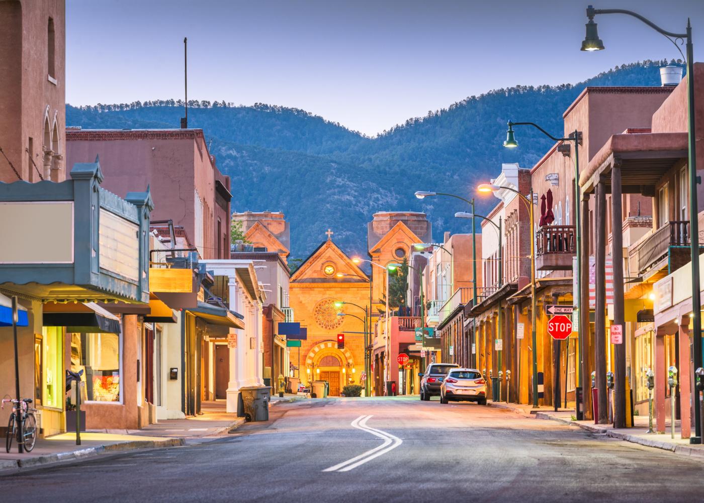 Stock photo of Santa Fe, New Mexico, USA