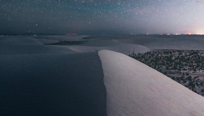 Sand Dunes at Dusk