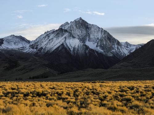 snow mountain peak