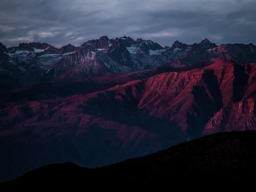 red canyon mountain top