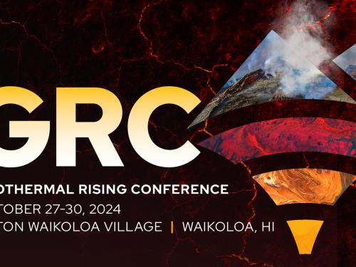 Geothermal Rising Conference 2024 logo graphic