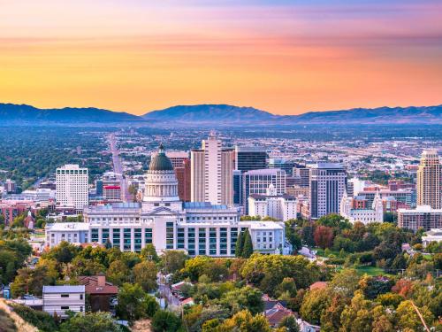 Stock photo of Salt Lake City, Utah.