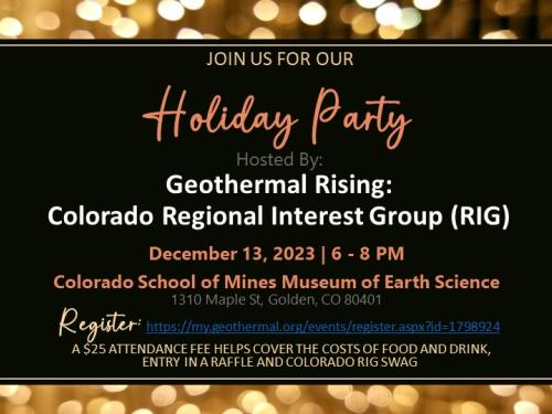 GR Colorado RIG Holiday Party graphic