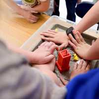 Hands on learning! Photo Credit: Eric Larson, Flash Point, SLC